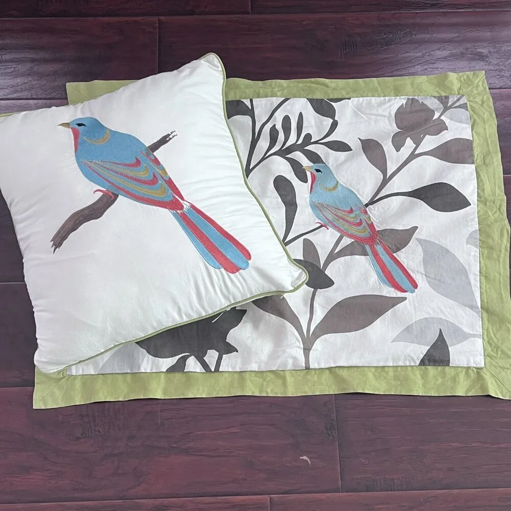 Embroidered Accent Pillow 15